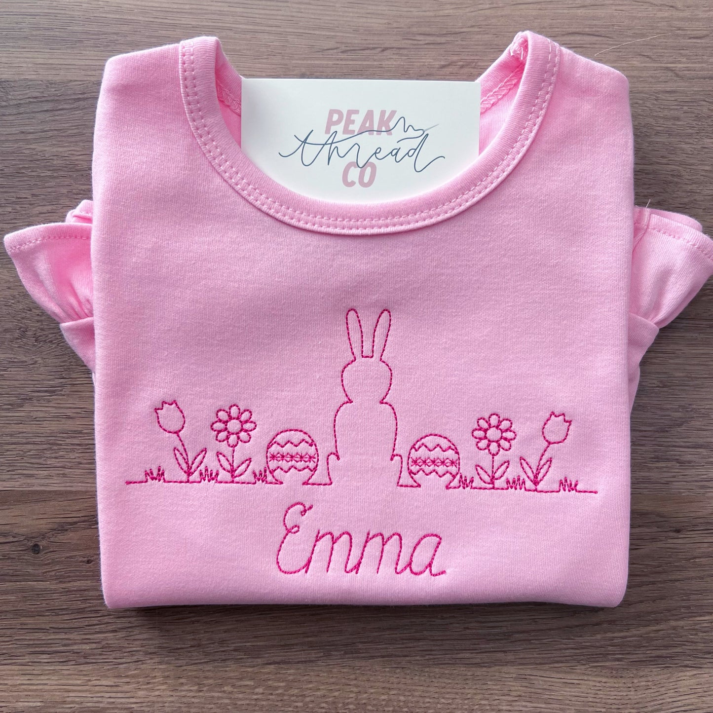 Pink Bunny Eggs Tee