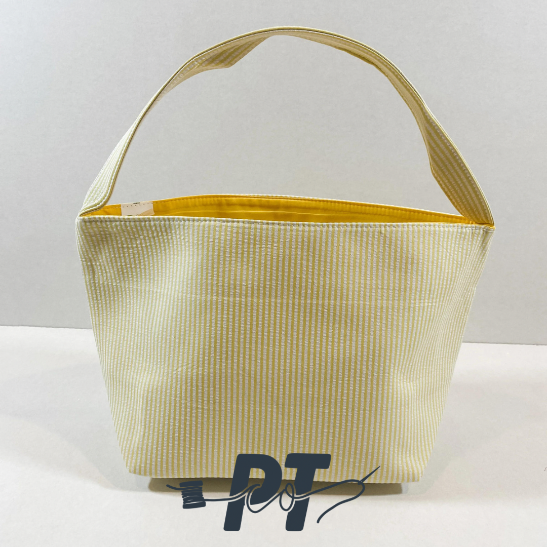 Seersucker Easter Bucket