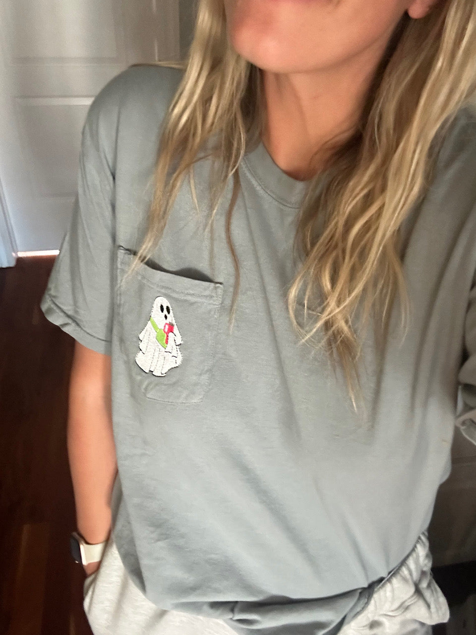 Adult Basic Ghost Tee