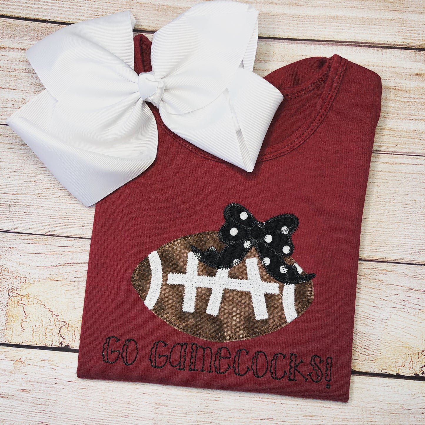 Football Bow Tee