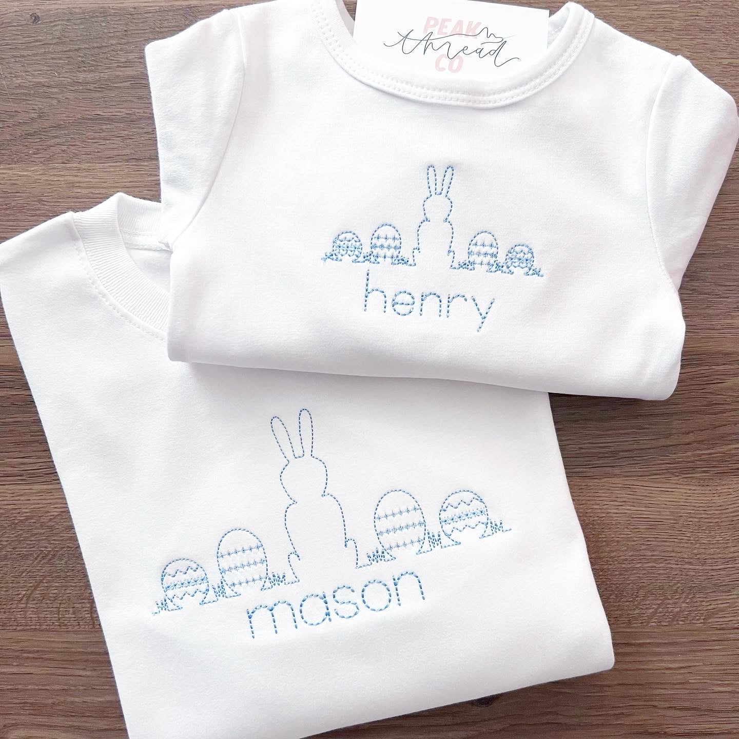 Blue Bunny Eggs Tee