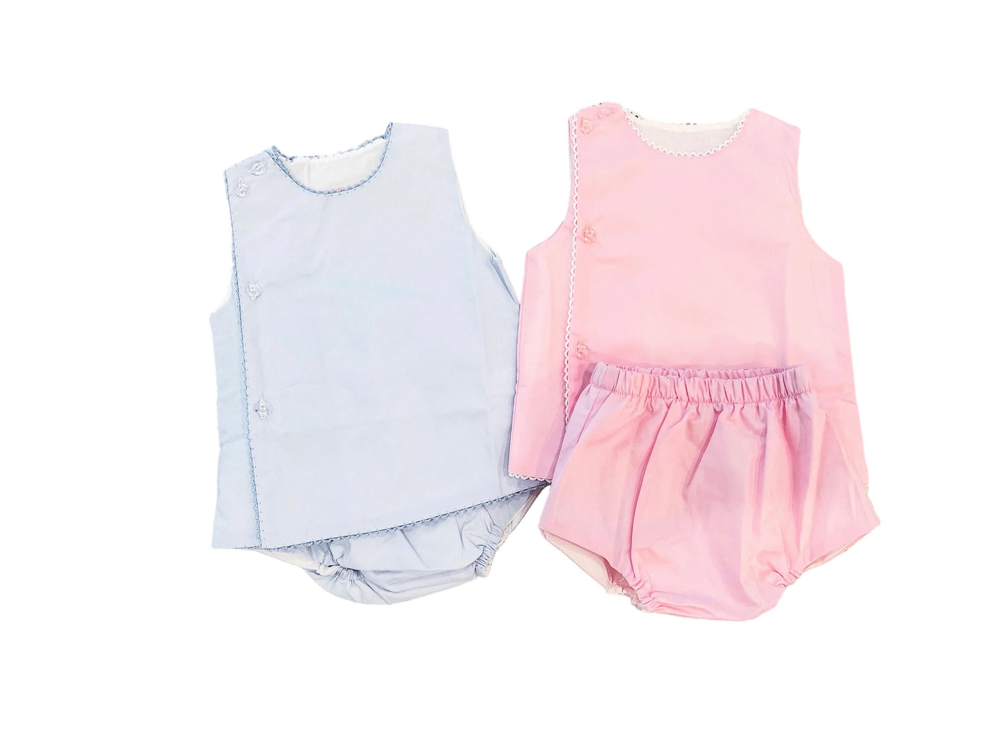 Picot Trim Diaper Set PRE-ORDER