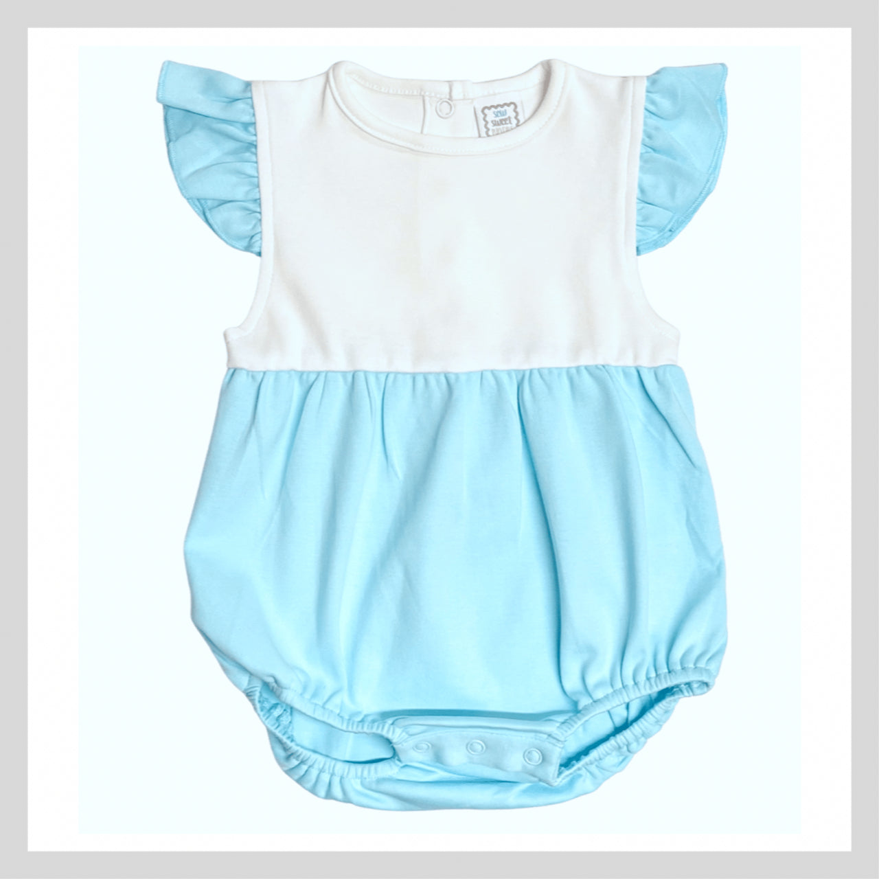 Flutter Sleeve Two-Color Bubble