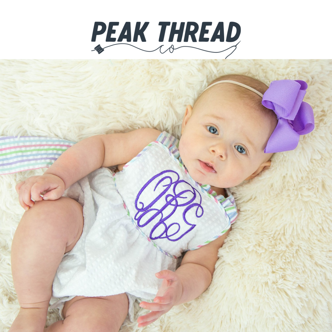 Seersucker Ruffle Sunsuit