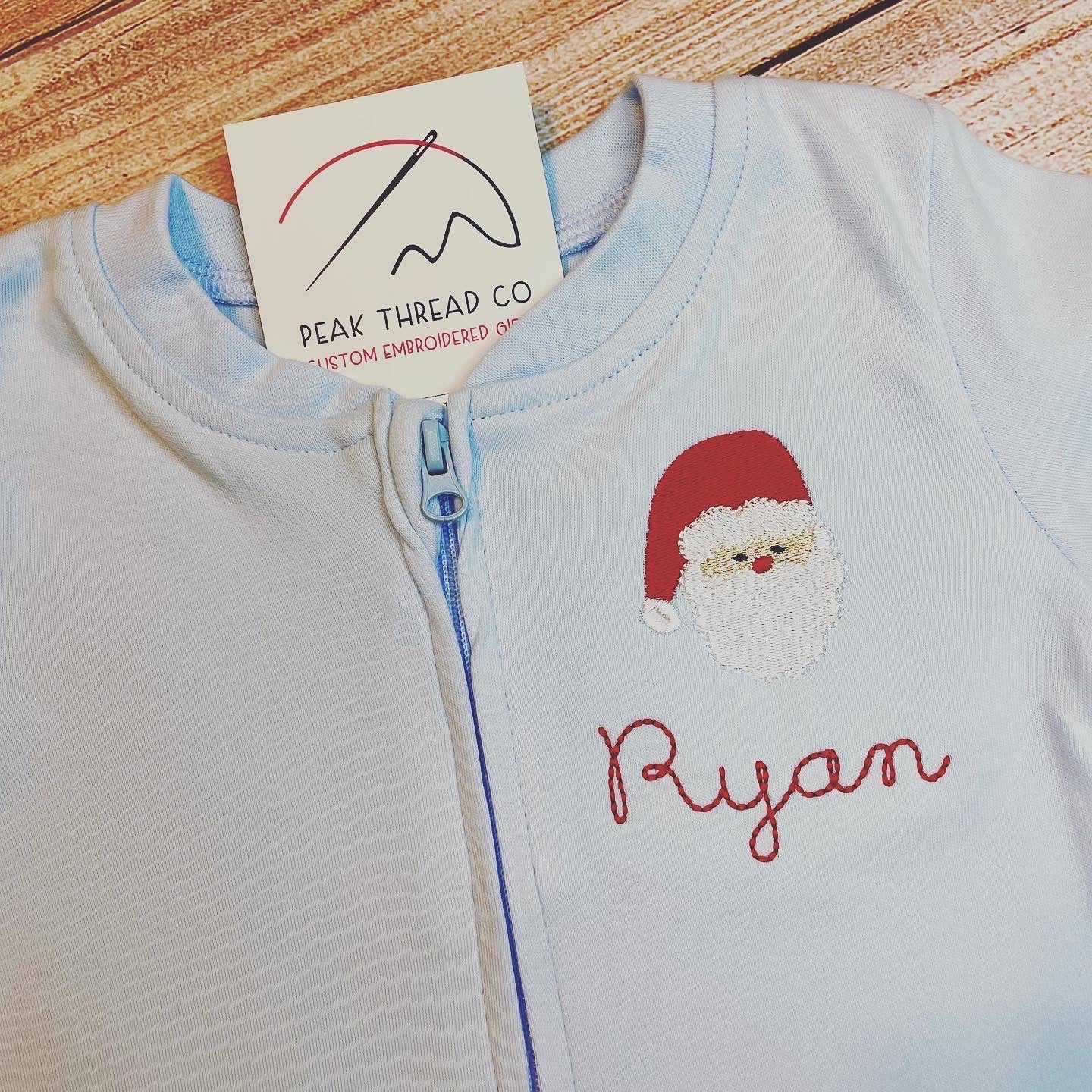 Zip Footie Santa Sleeper