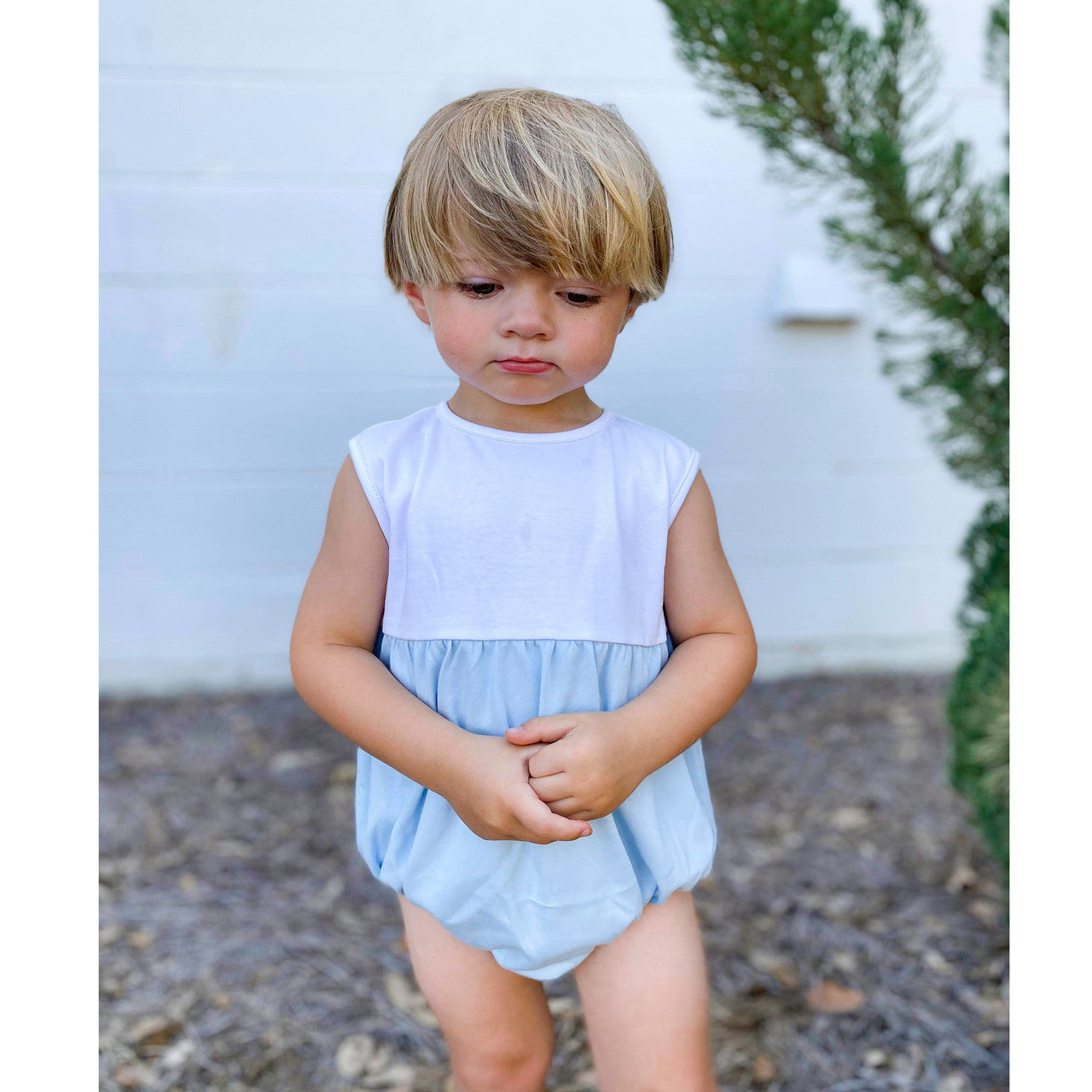 Unisex Sleeveless Two-Color Bubble