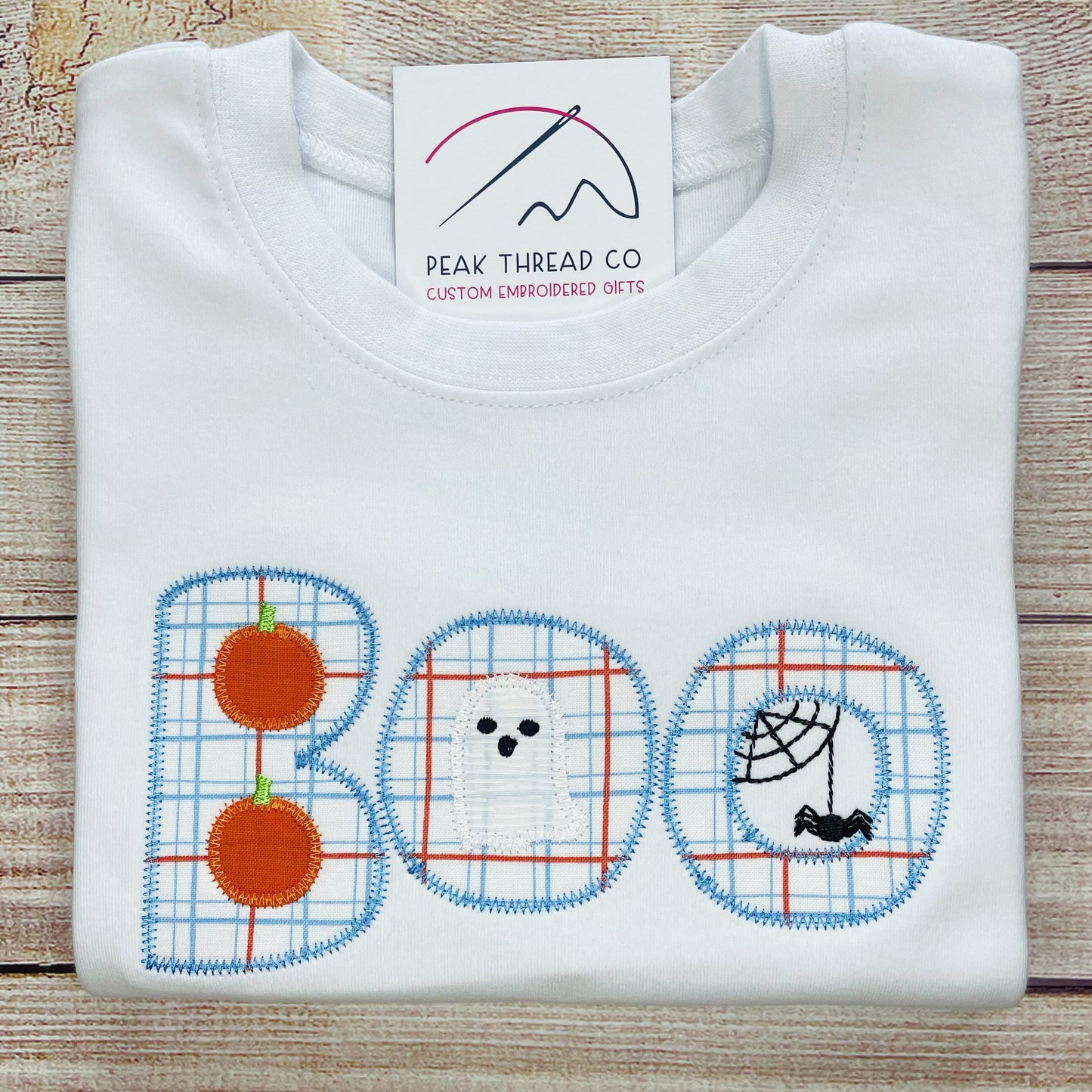 Blue Boo Halloween Tee