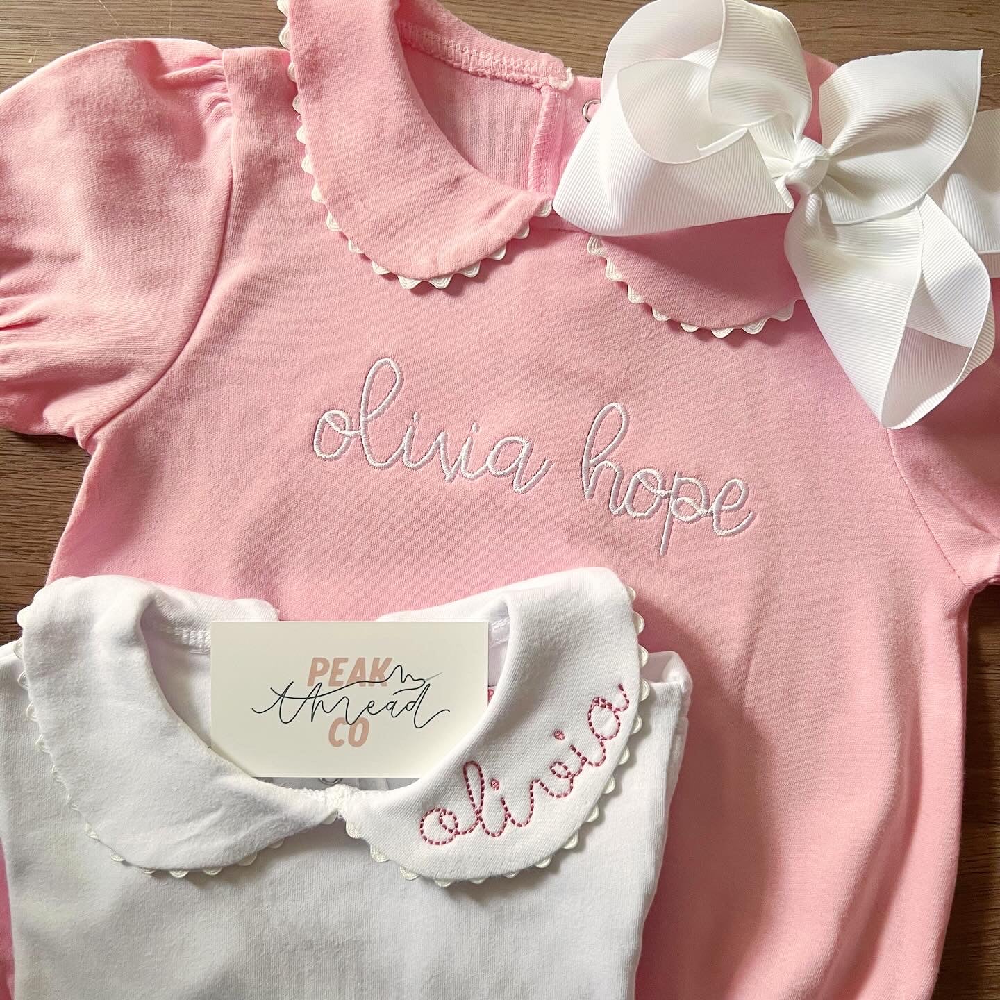 Short Sleeve Scalloped Collar Bubble