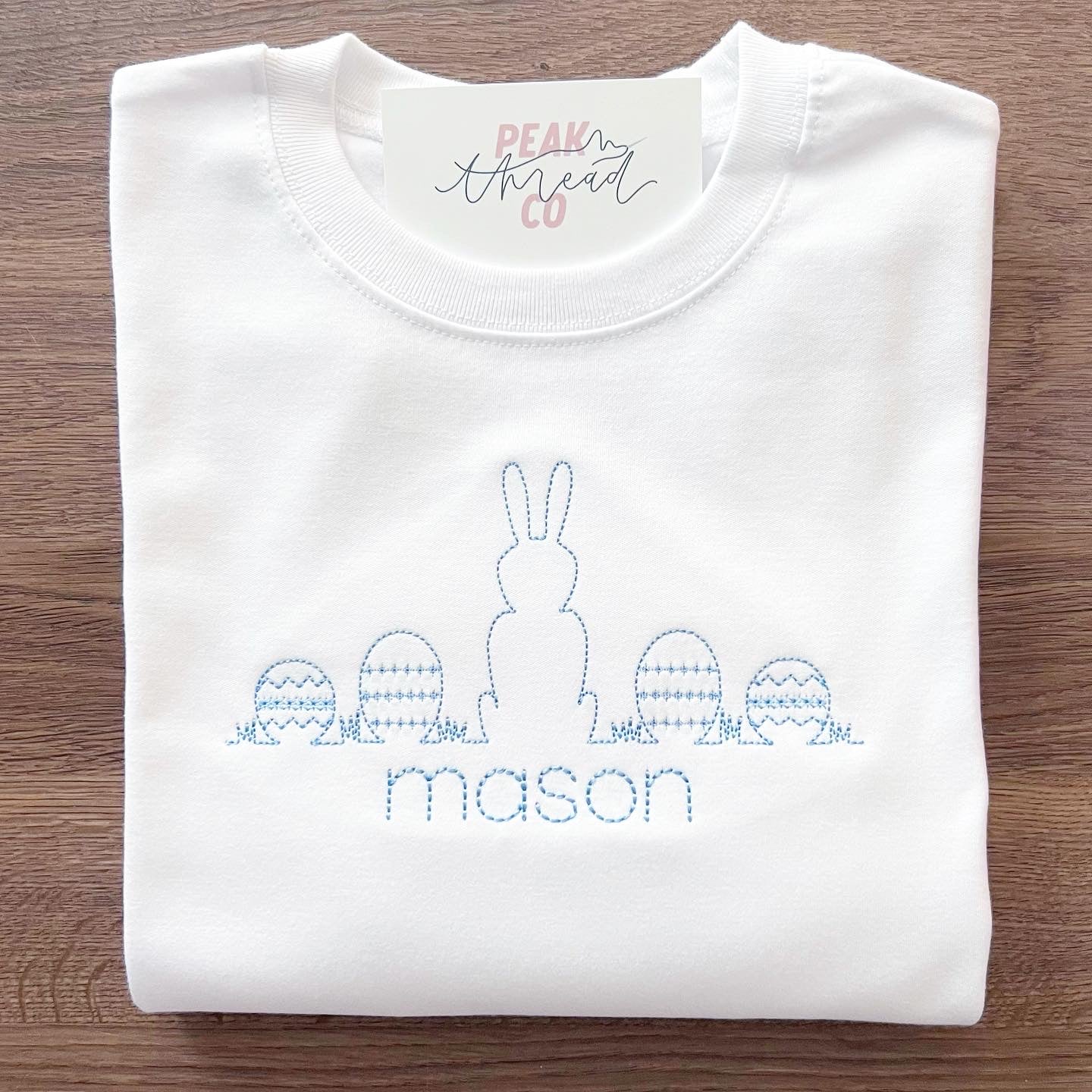 Blue Bunny Eggs Tee