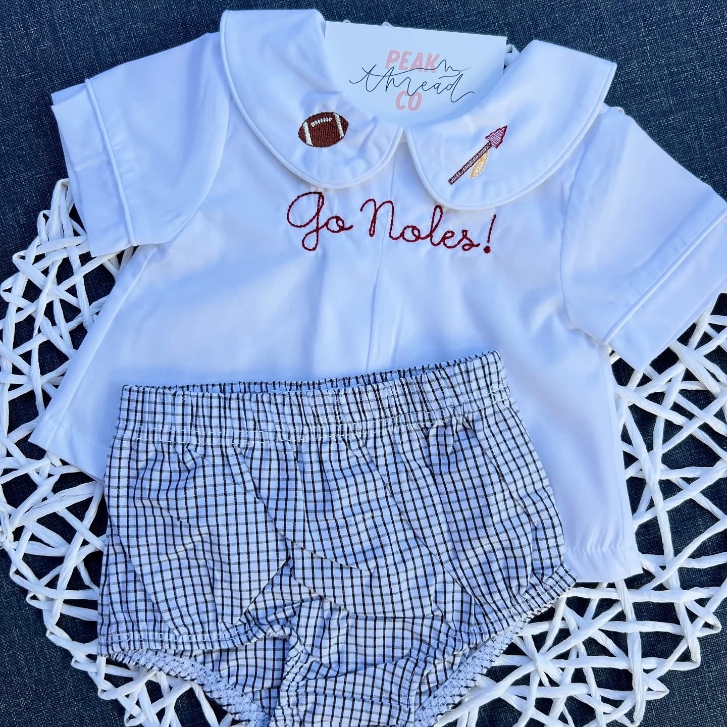 Football Diaper Set