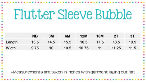 Flutter Sleeve Birthday Bubble