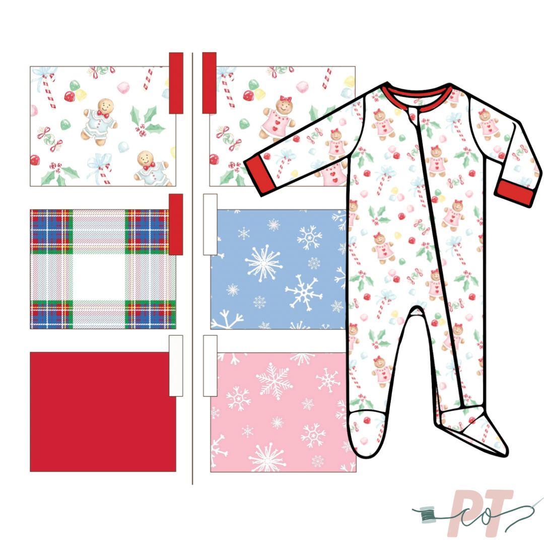 CHRISTMAS PRE-ORDER - Footed Pajamas