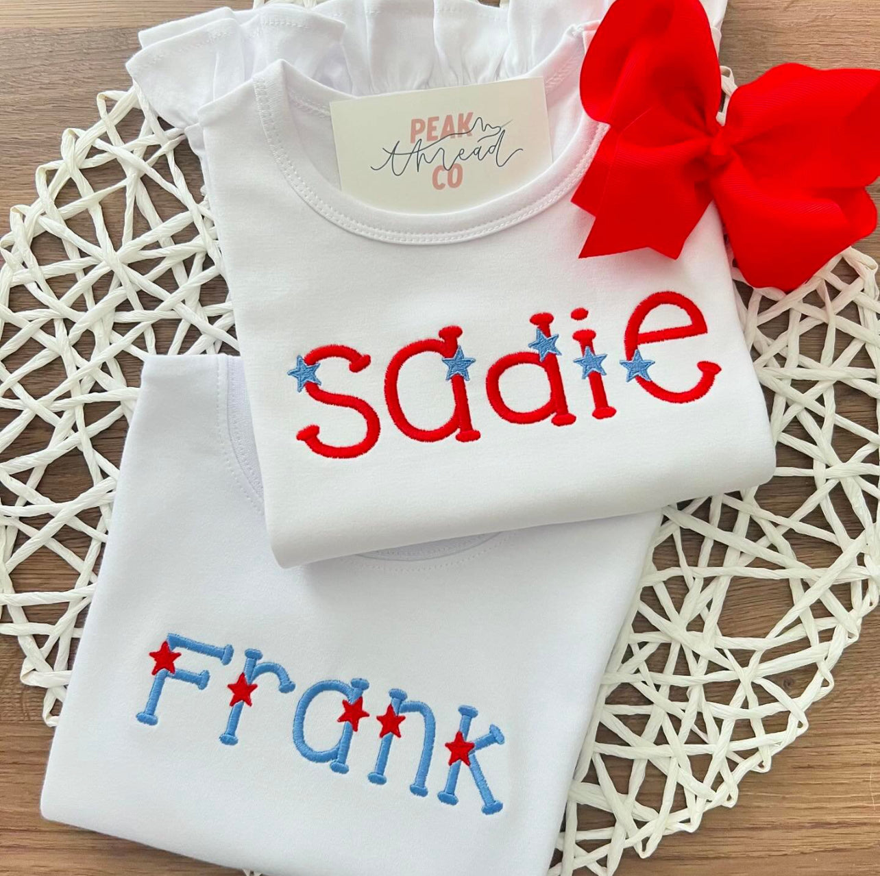 Star Spangled Ruffle Tee