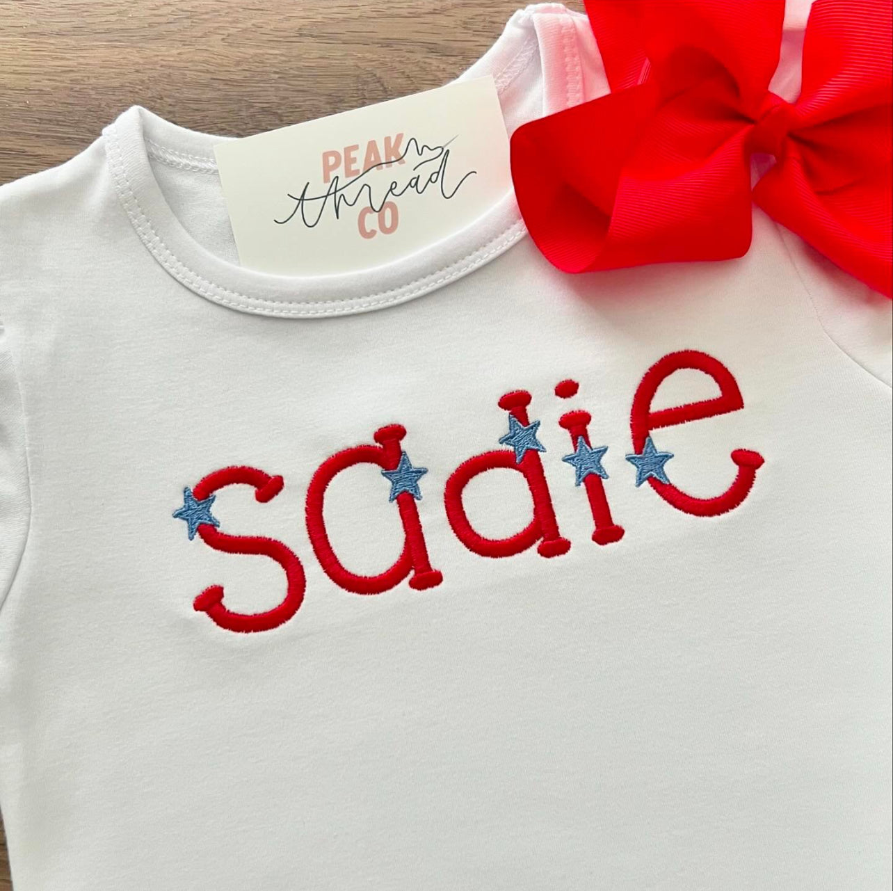 Star Spangled Ruffle Tee