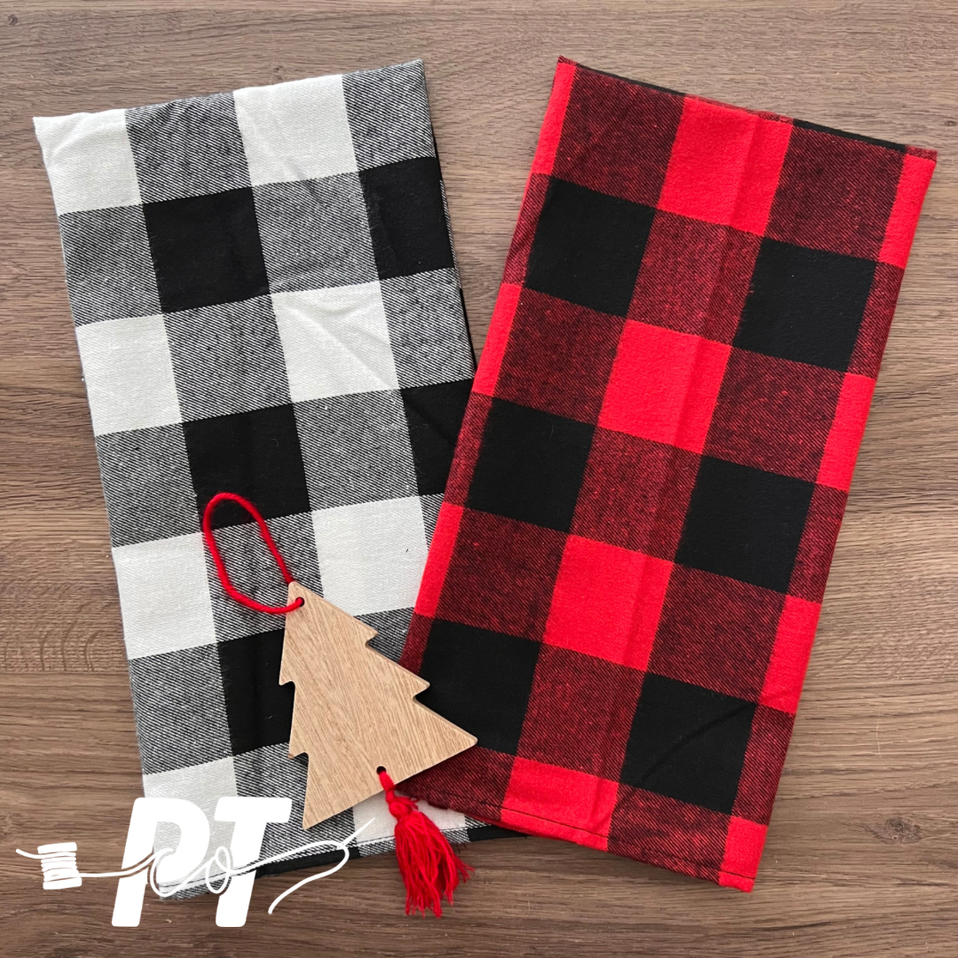 Plaid Hand Towels