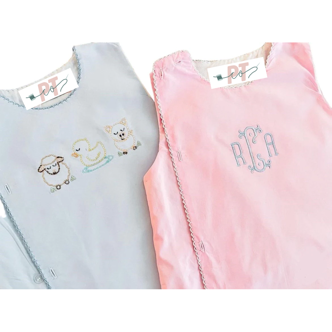 Picot Trim Diaper Set PRE-ORDER