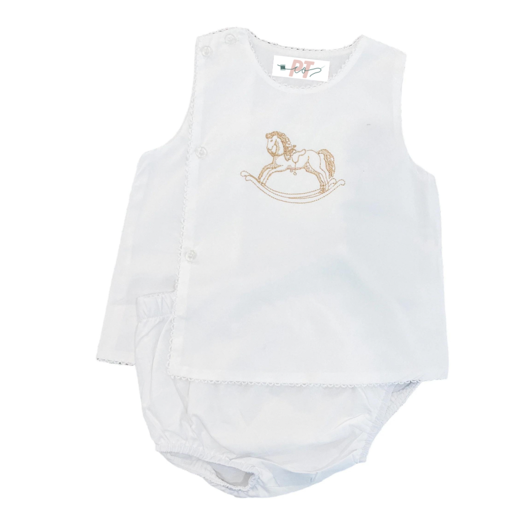 Picot Trim Diaper Set PRE-ORDER