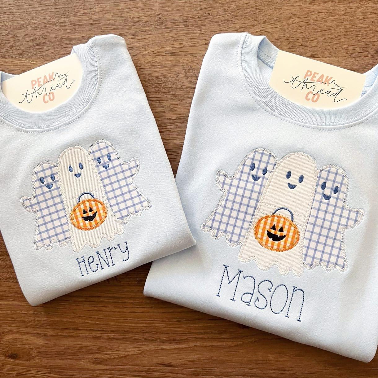 Blue Friendly Ghost Tee