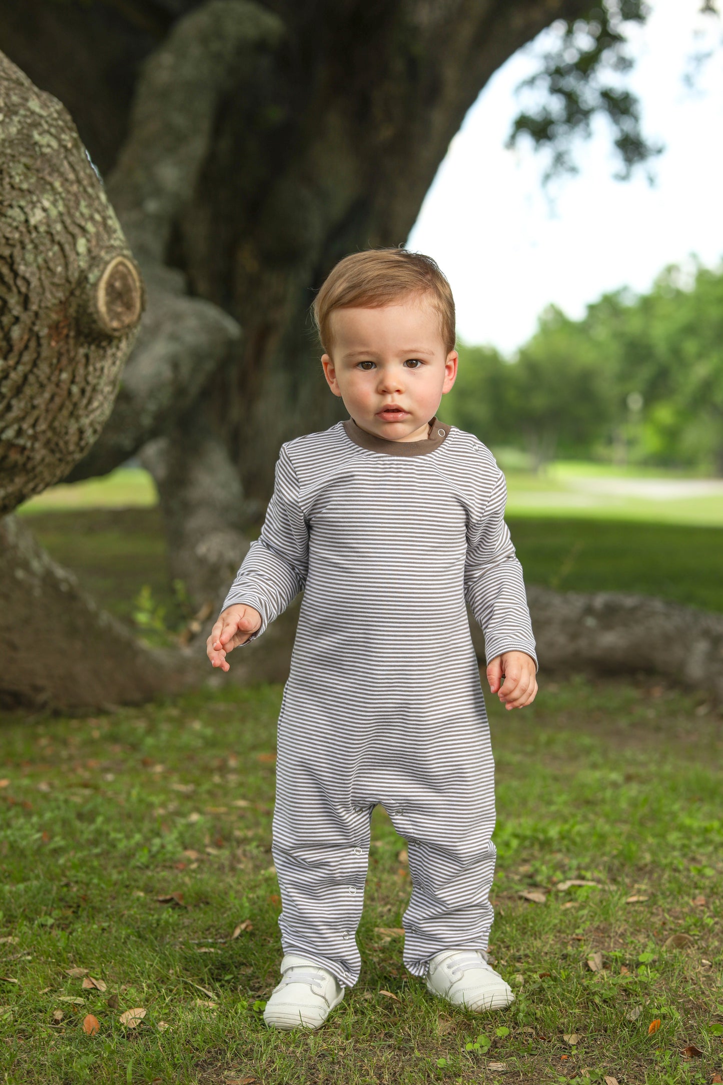 James Long Sleeve Romper