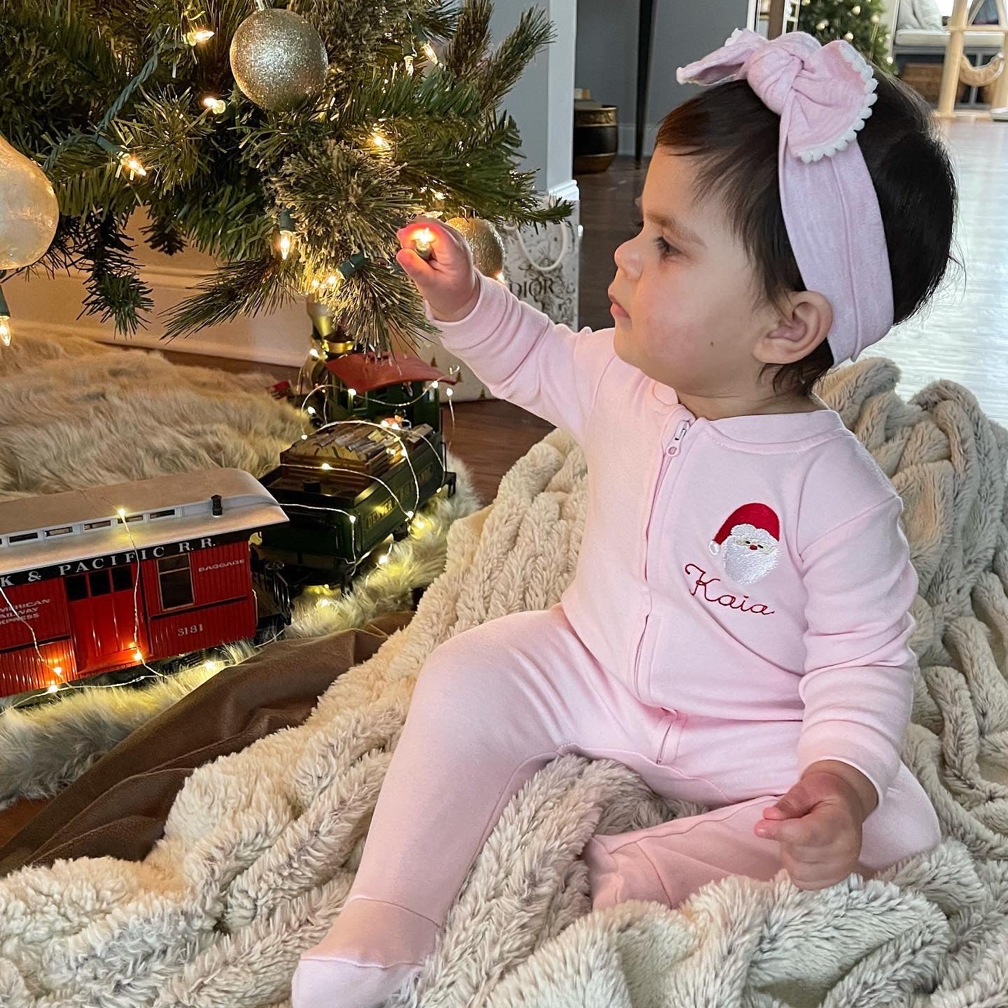 Zip Footie Santa Sleeper