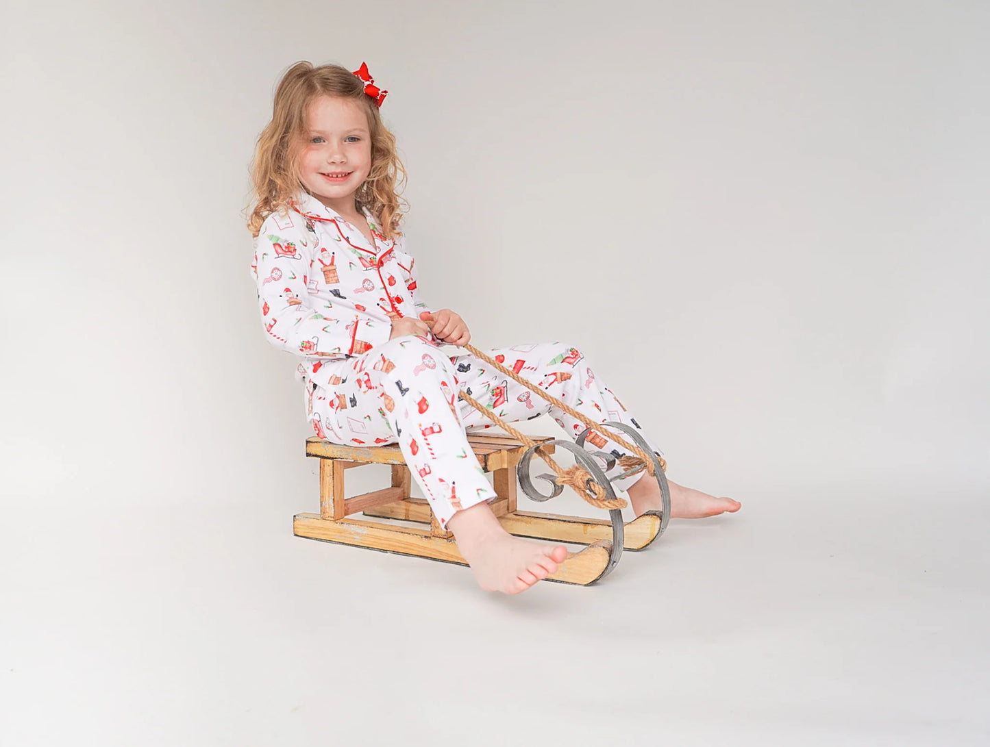 CHRISTMAS PRE-ORDER - Kids Unisex Button Pajama Set