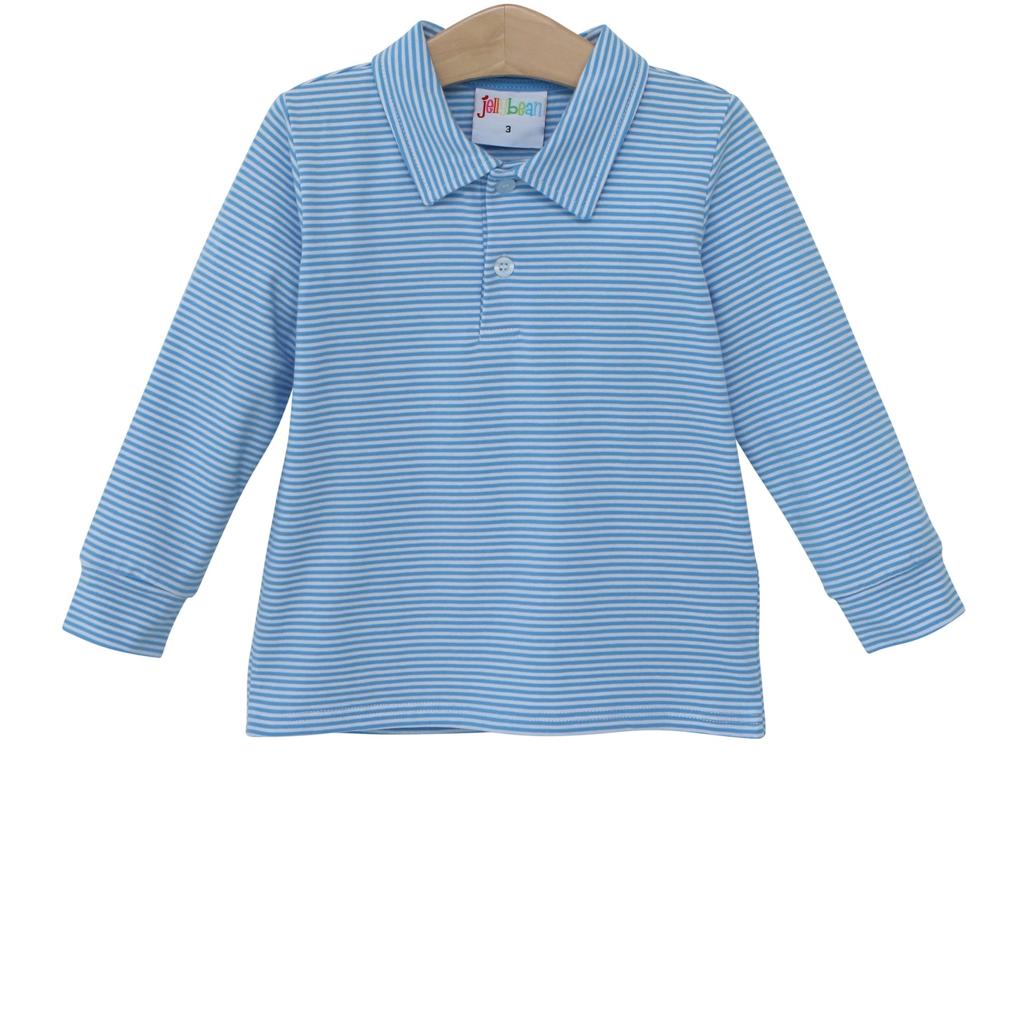 Michael Long Sleeve Stripe Polo