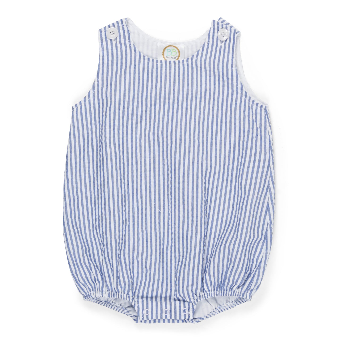 Unisex Seersucker Button Bubble