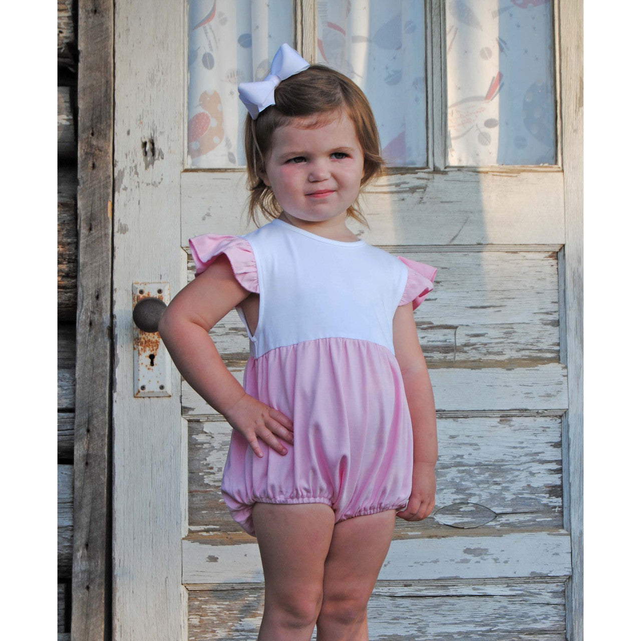 Flutter Sleeve Two-Color Bubble