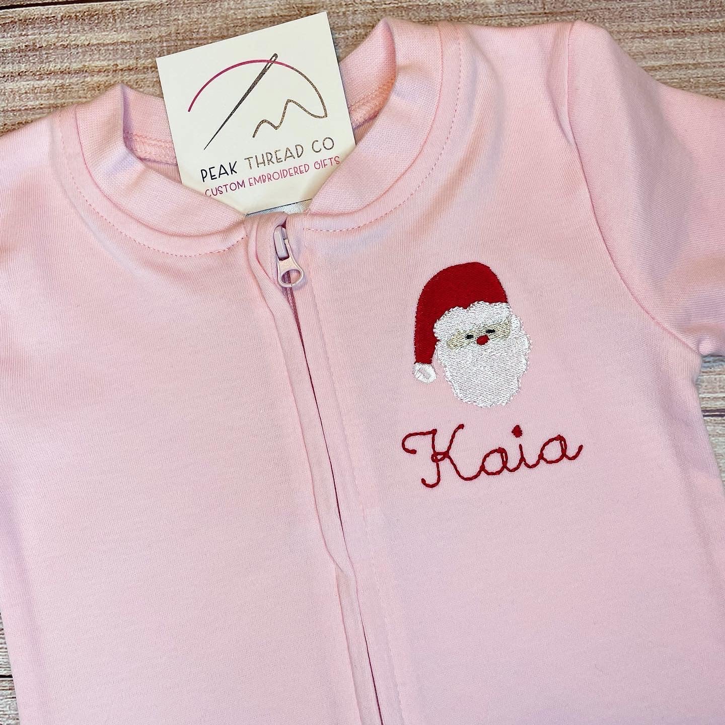 Zip Footie Santa Sleeper