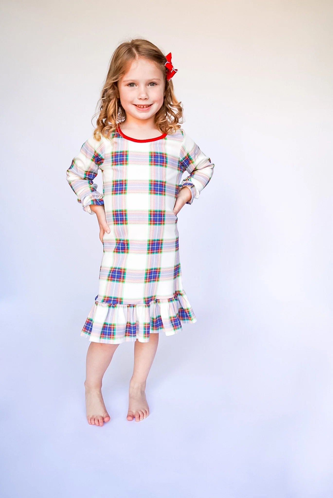 CHRISTMAS PRE-ORDER - Girls Ruffle Dress