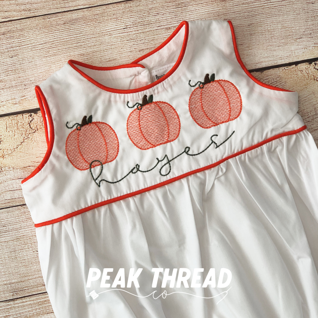 Pumpkin Piped Bubble