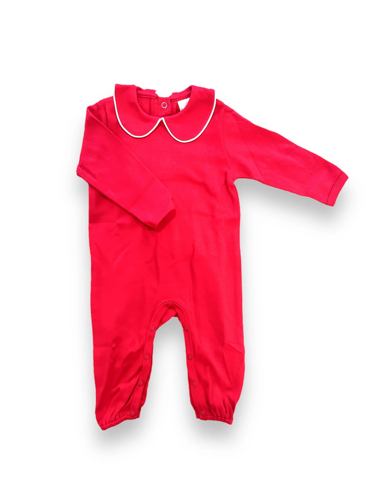 Long Sleeve Piped Collar Longall