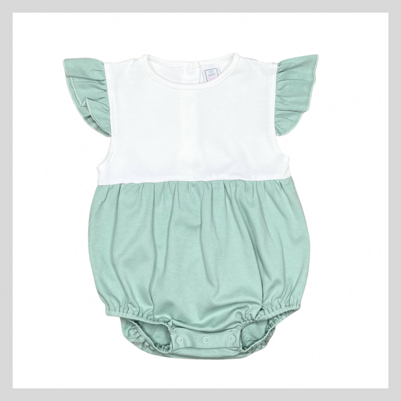 Flutter Sleeve Two-Color Bubble