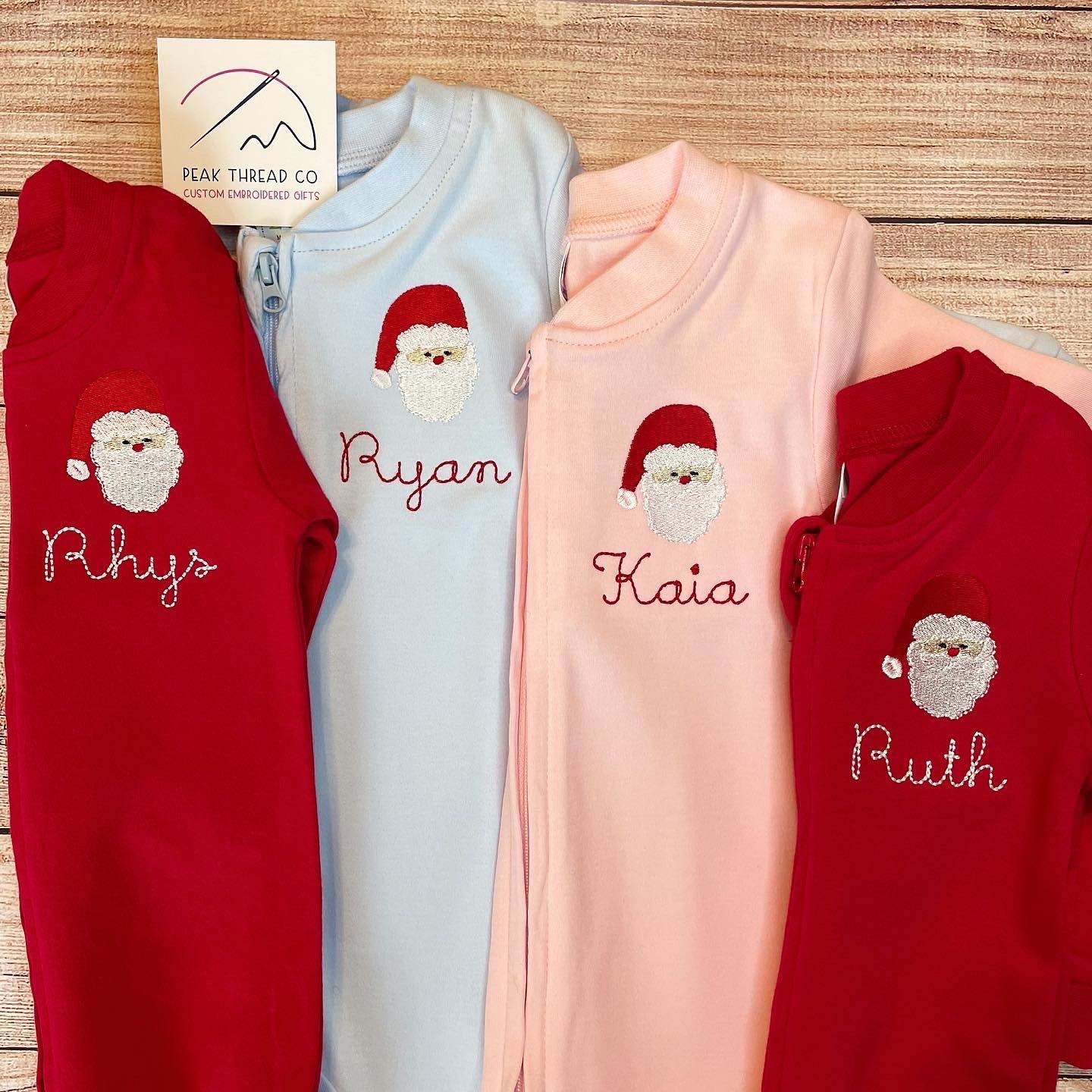 Zip Footie Santa Sleeper