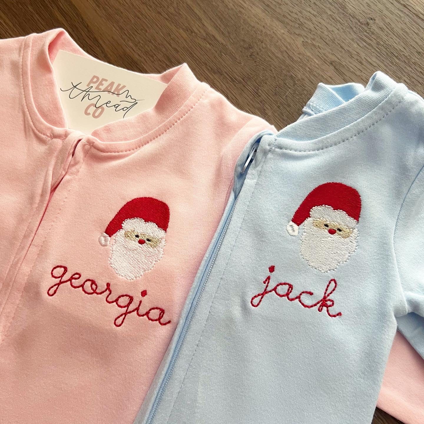 Zip Footie Santa Sleeper
