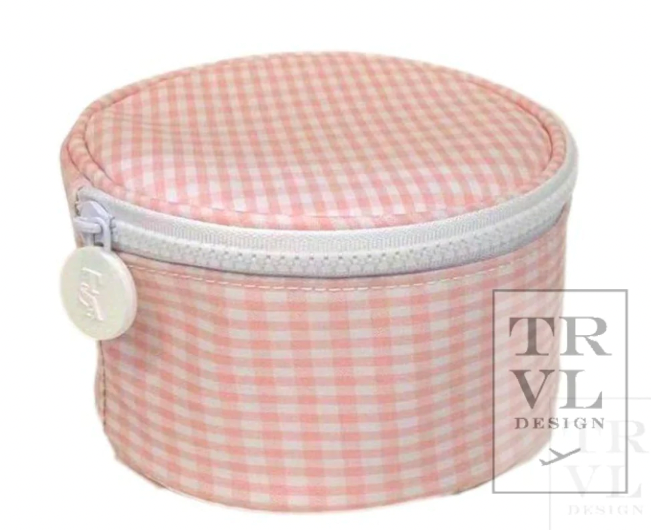 TRVL Floral Monogram Round