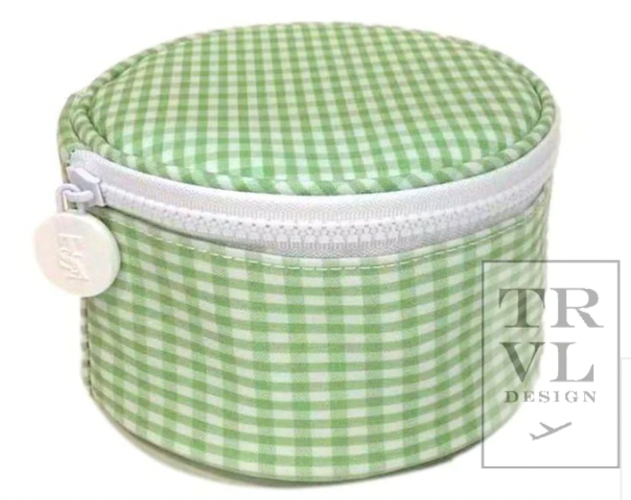 TRVL Floral Monogram Round