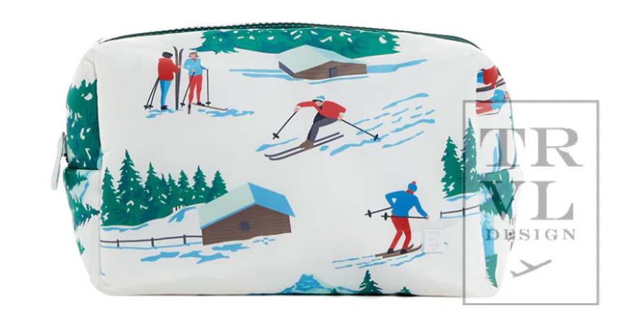 Luxe Puffer Cosmetic Bag - Hit the Slopes