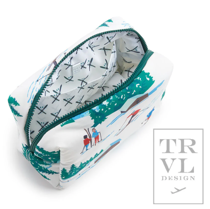 Luxe Puffer Cosmetic Bag - Hit the Slopes