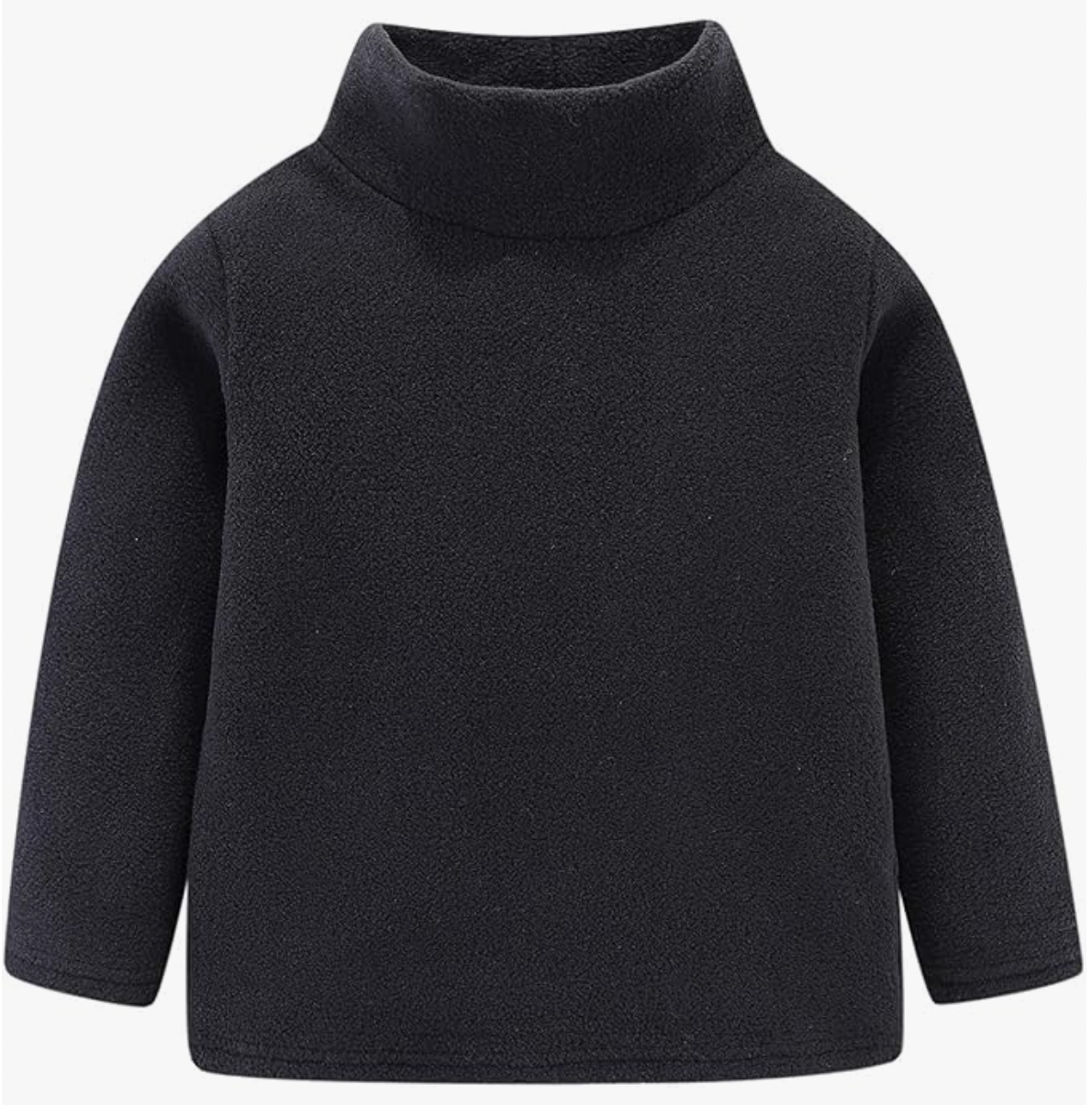Fleece Faux Turtleneck Pullover