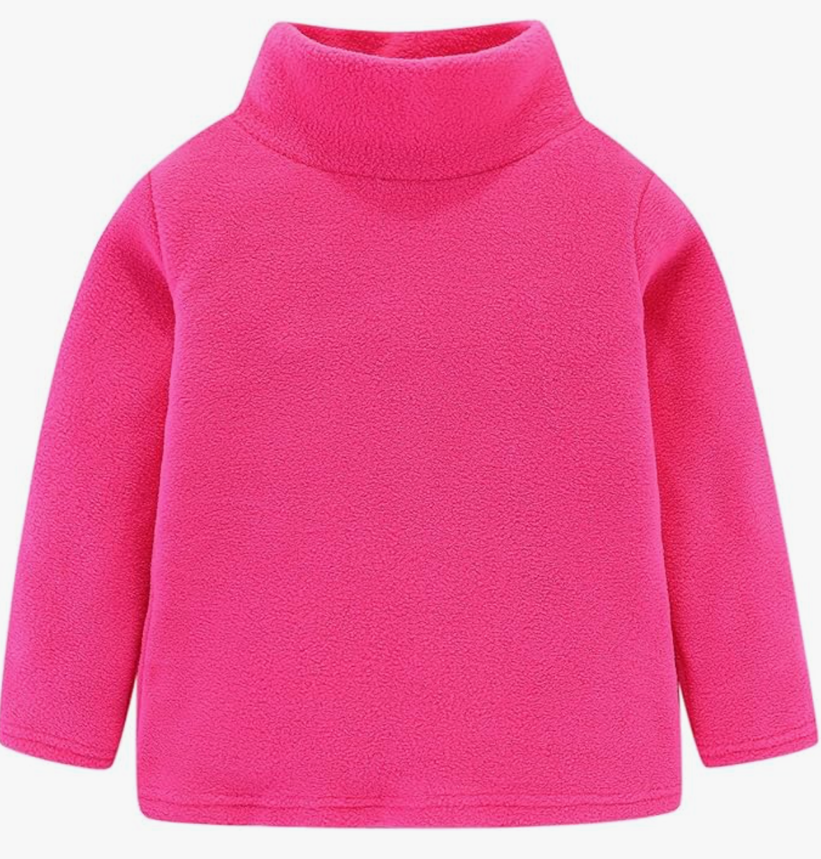Fleece Faux Turtleneck Pullover