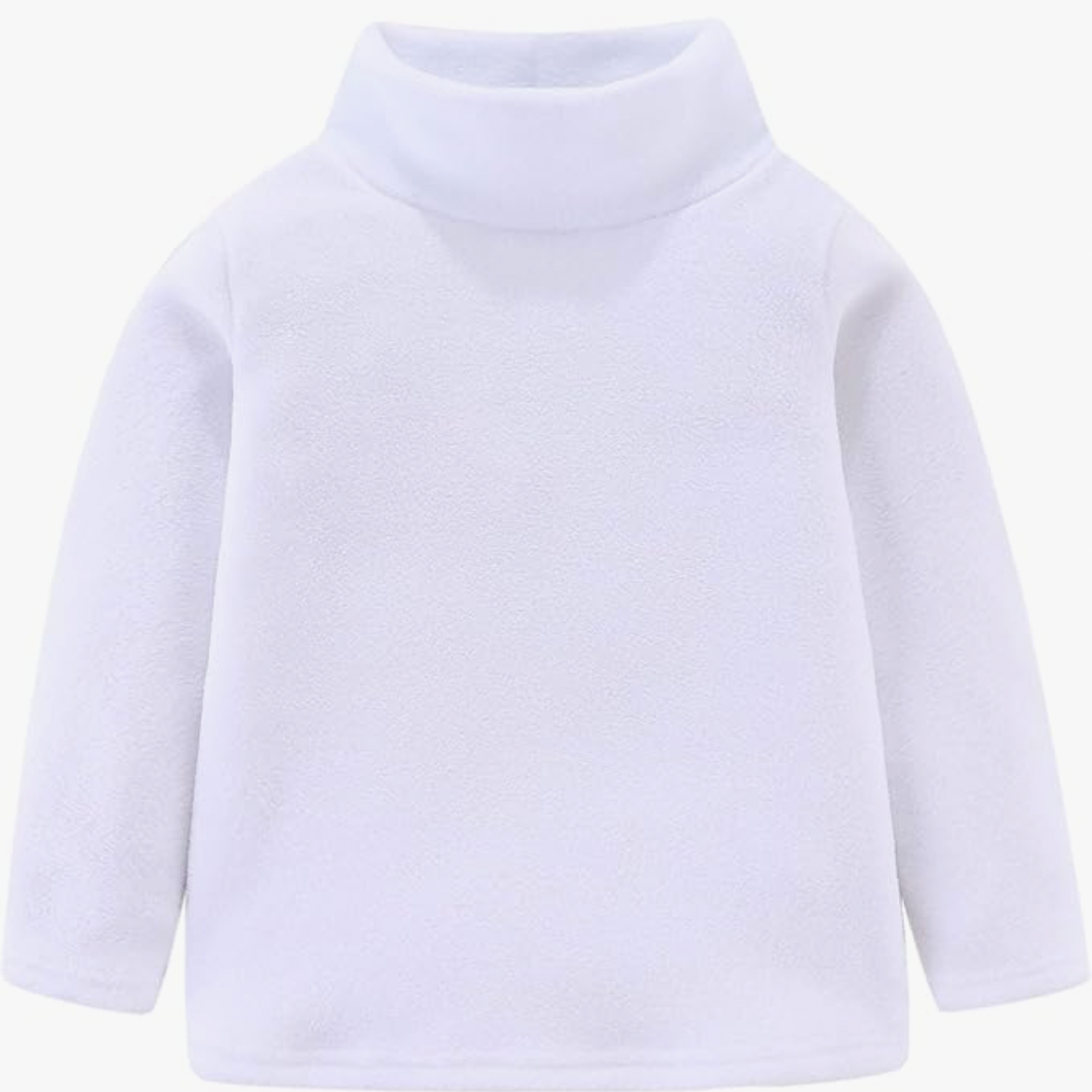 Fleece Faux Turtleneck Pullover