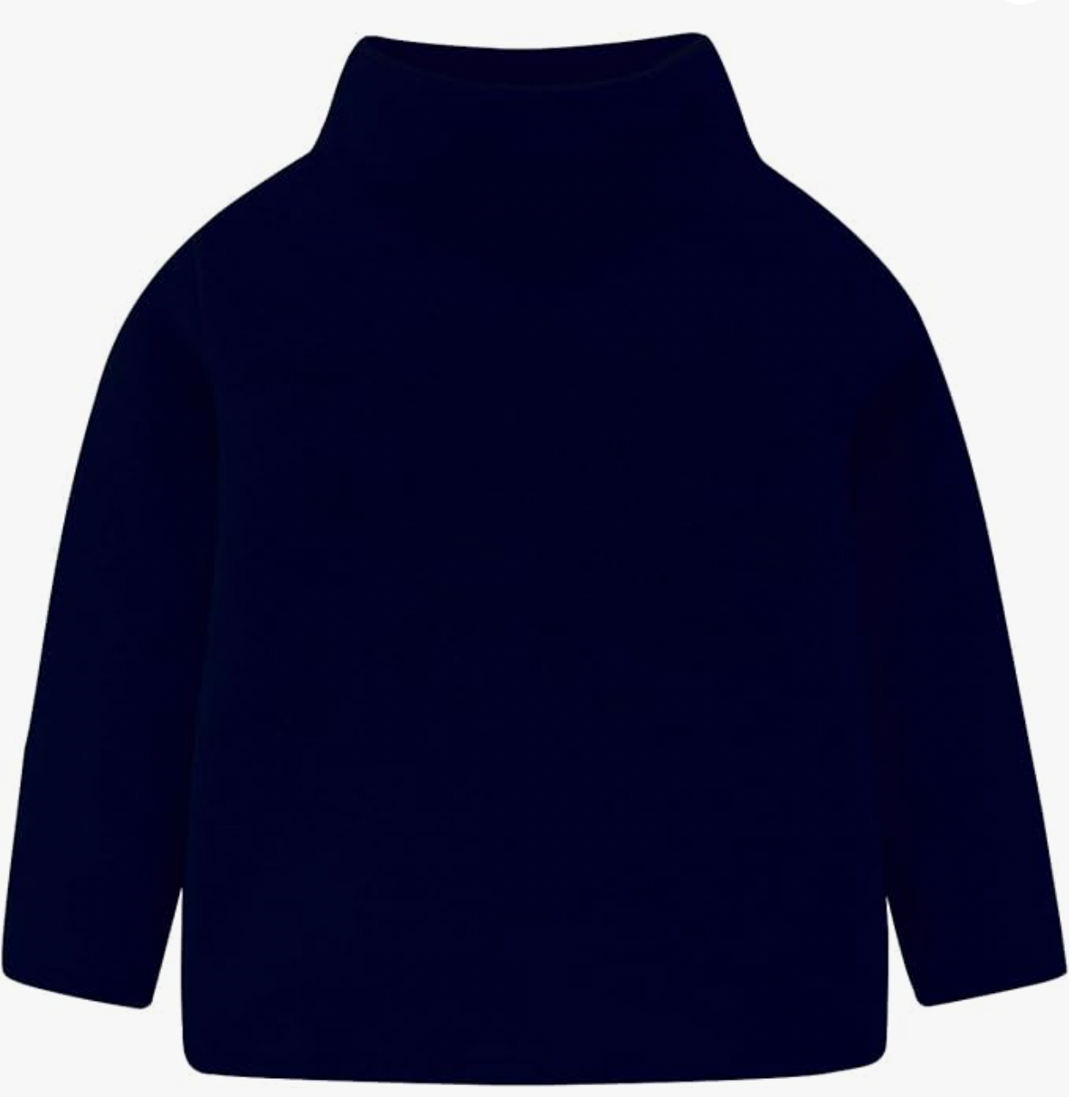 Fleece Faux Turtleneck Pullover