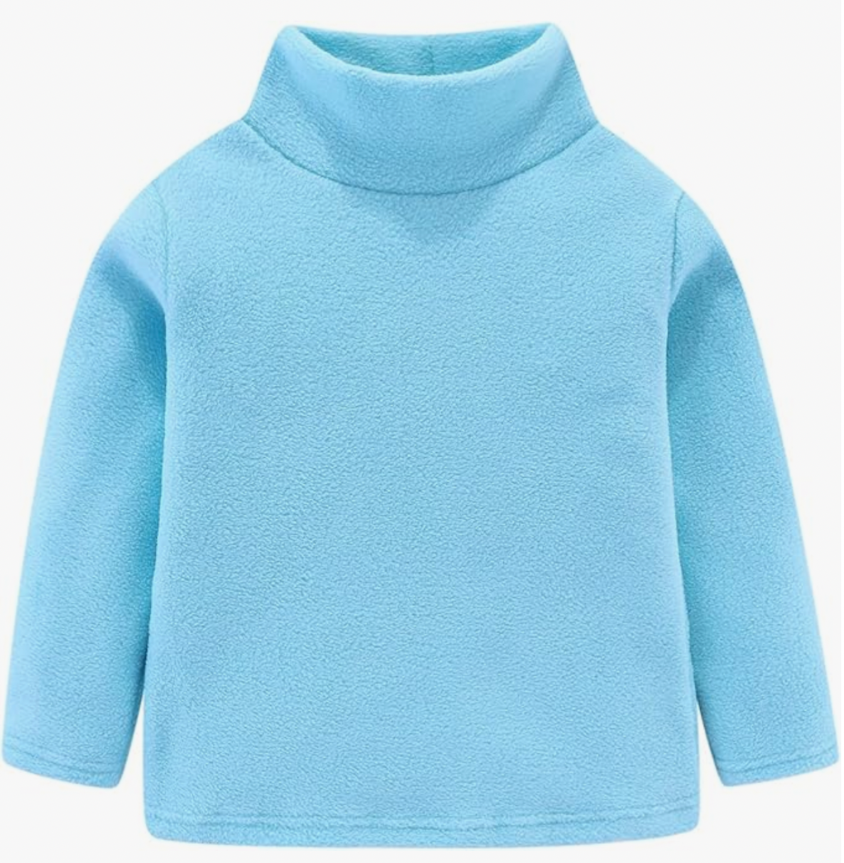 Fleece Faux Turtleneck Pullover