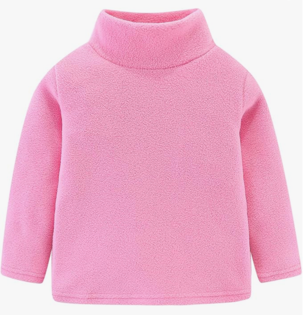 Fleece Faux Turtleneck Pullover