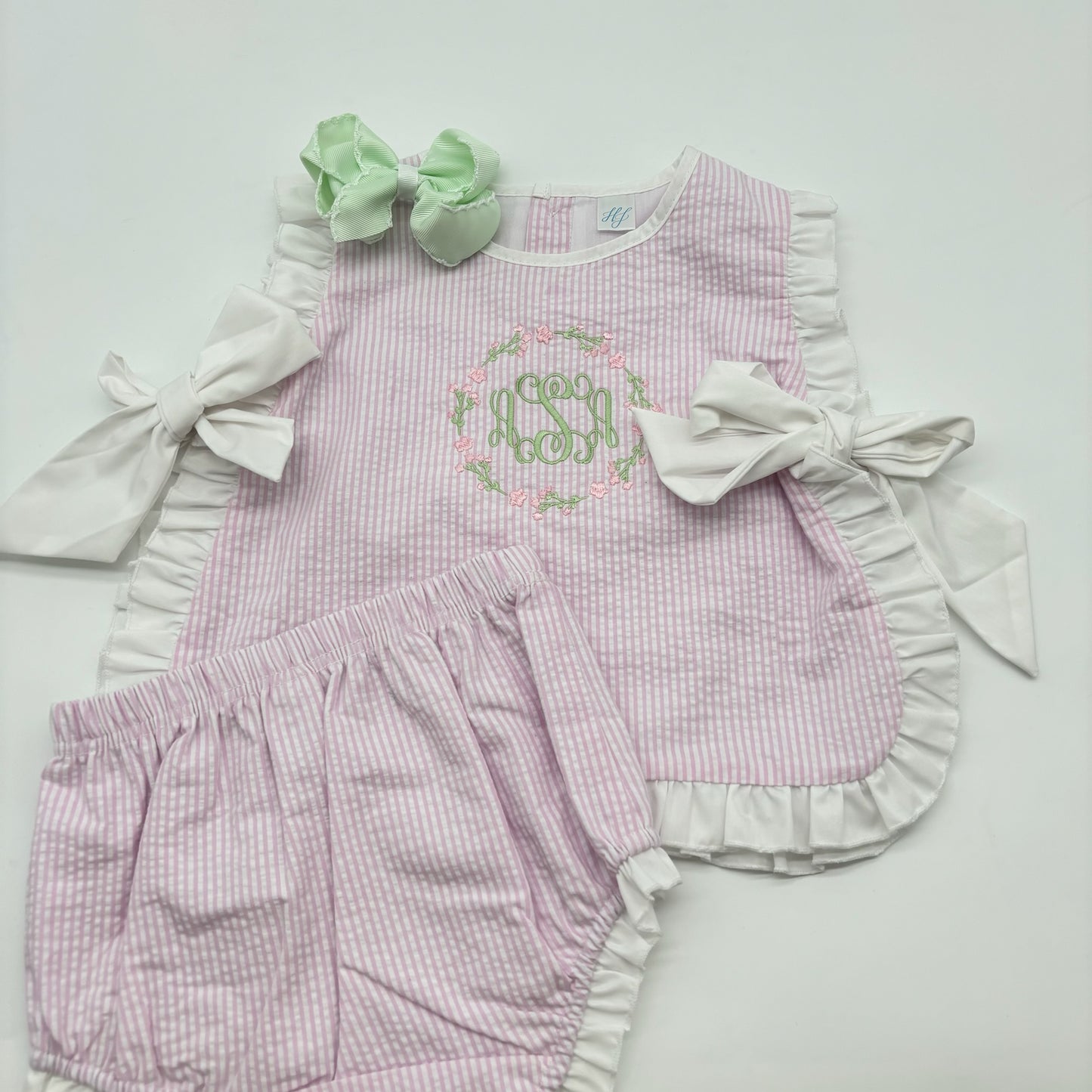 Seersucker Apron Set