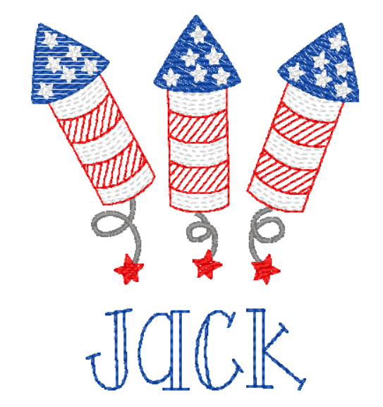 Sketch Fireworks Trio Tee