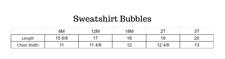 Unisex Sweatshirt Bubble Romper