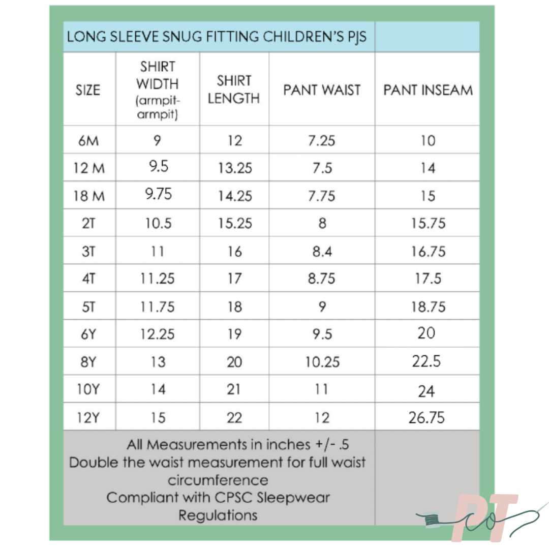 CHRISTMAS PRE-ORDER - Kids Unisex Pajama Set
