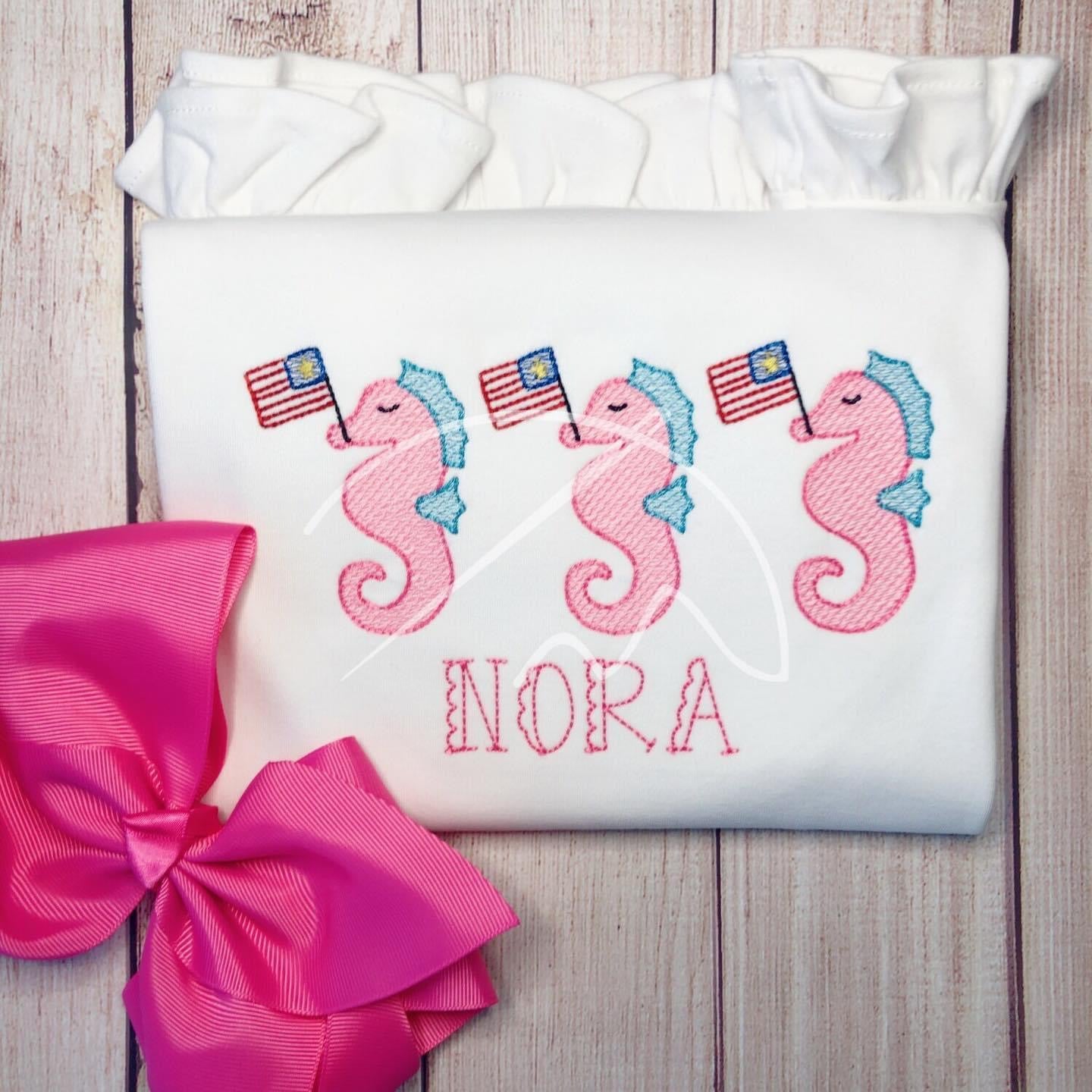 Seahorse Trio Tee